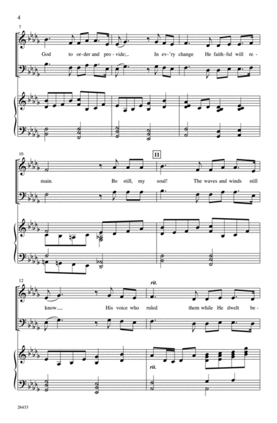 You Raise Me Up 4-Part scores gallery preview page 3