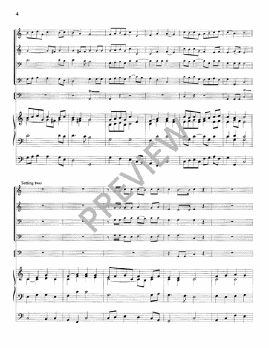 Festival Hymns for Organ, Brass, and Timpani - Volume 2, Easter Trombone scores gallery preview page 6