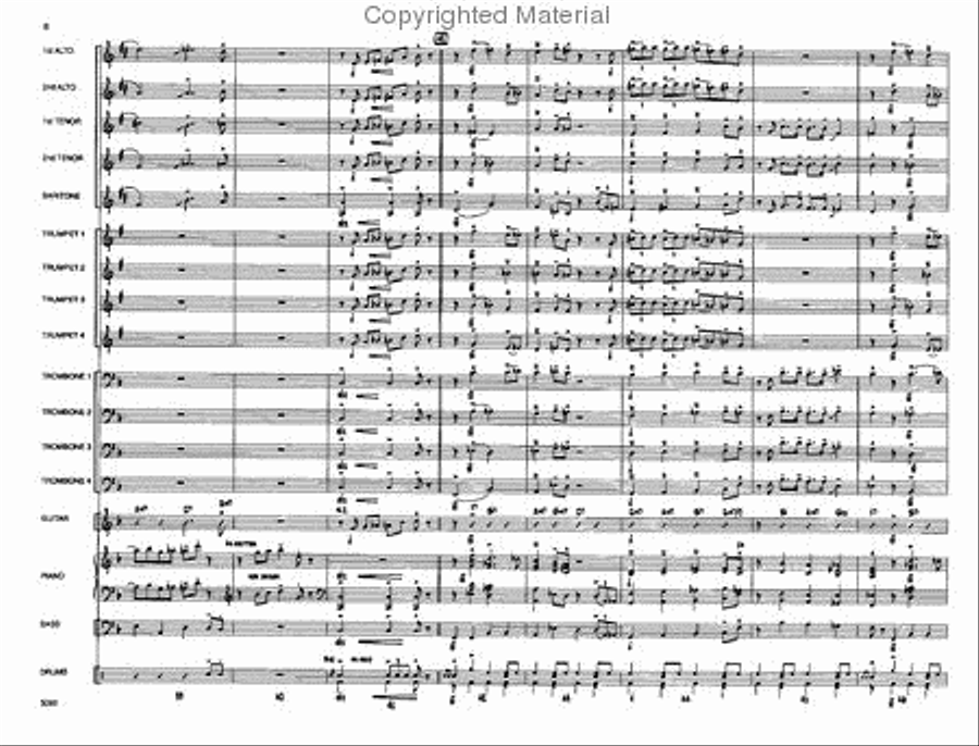 O Christmas Tree Jazz Ensemble scores gallery preview page 7