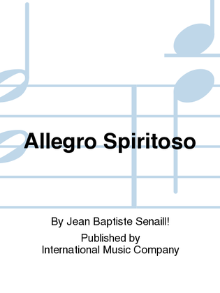 Book cover for Allegro Spiritoso
