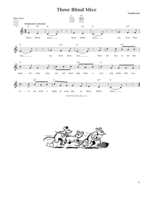 Three Blind Mice (from The Daily Ukulele) (arr. Liz and Jim Beloff)