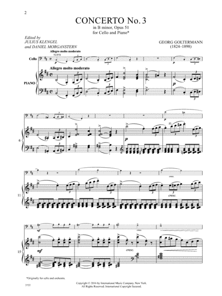 Concerto No. 3 In B Minor, Opus 51