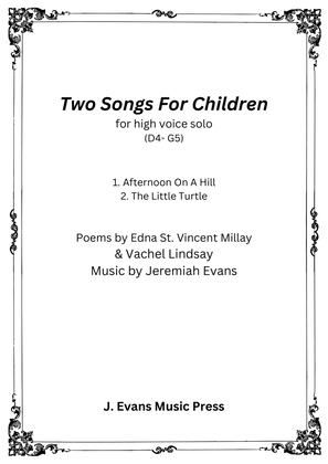 Two Songs for Children