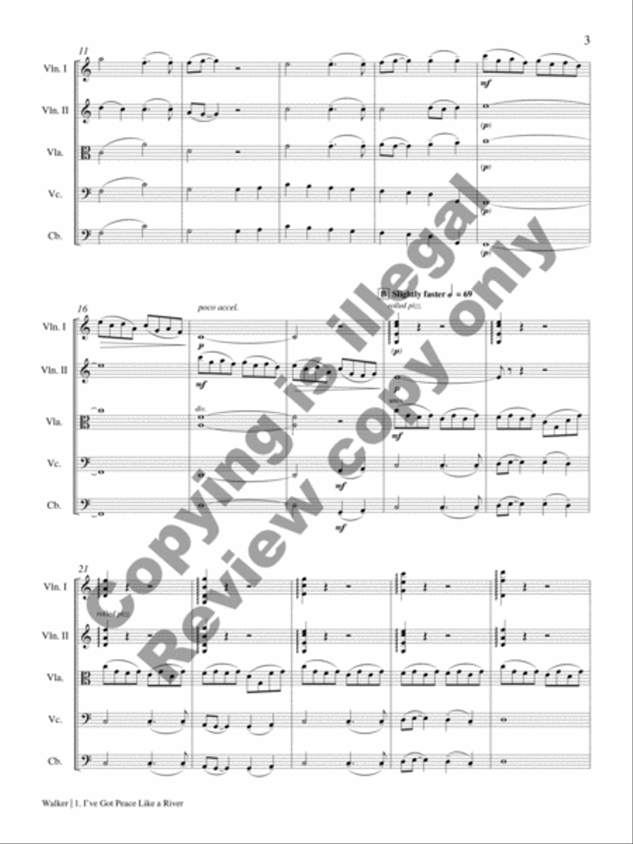 The Dove and Other Songs of Peace (Complete Set) String Orchestra scores gallery preview page 5