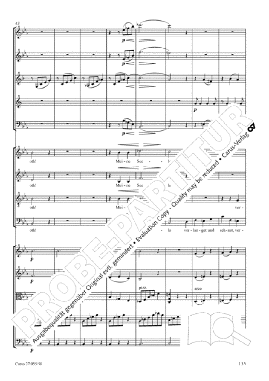 Ein Deutsches Requiem (German Requiem) 4-Part scores gallery preview page 142