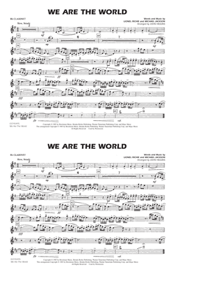 We Are The World - Bb Clarinet