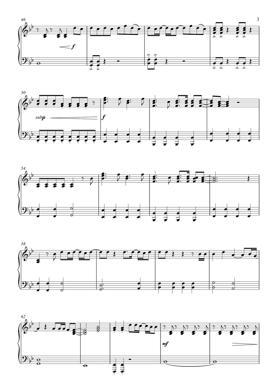 The Prodigal Piano Solo scores gallery preview page 3