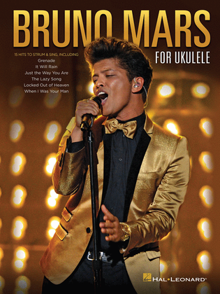 Book cover for Bruno Mars for Ukulele