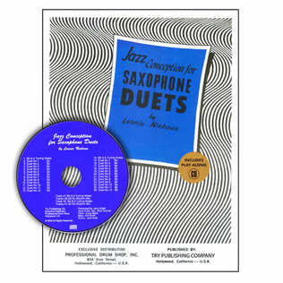 Book cover for Jazz Conception For Saxophone Duets with CD
