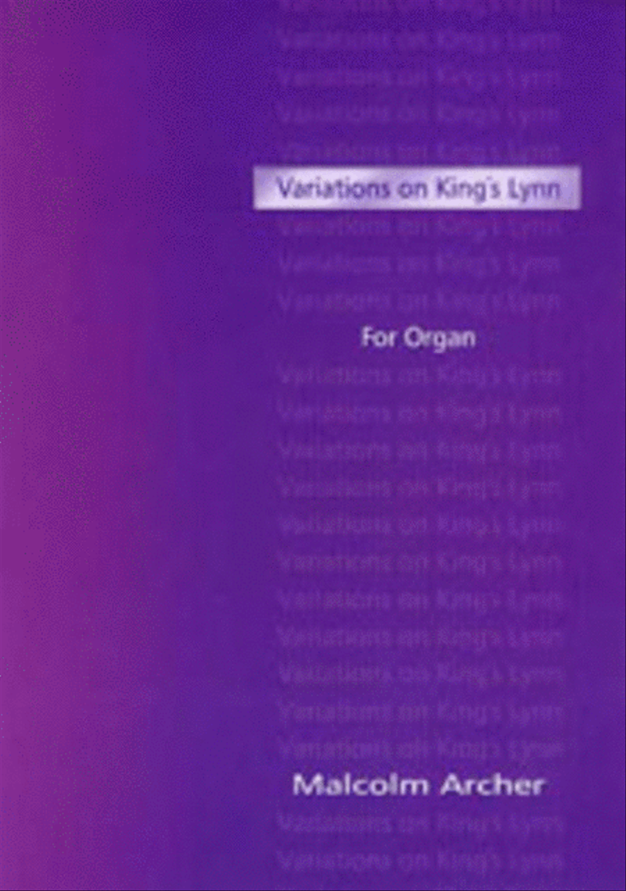 Variations on King's Lynn Organ scores gallery preview page 1
