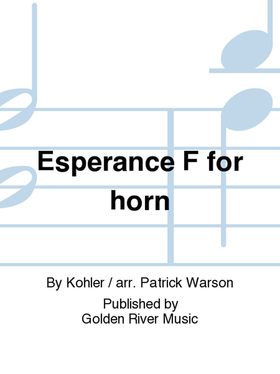Esperance F for horn