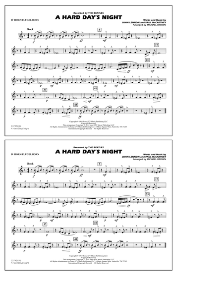 A Hard Day's Night - Bb Horn/Flugelhorn