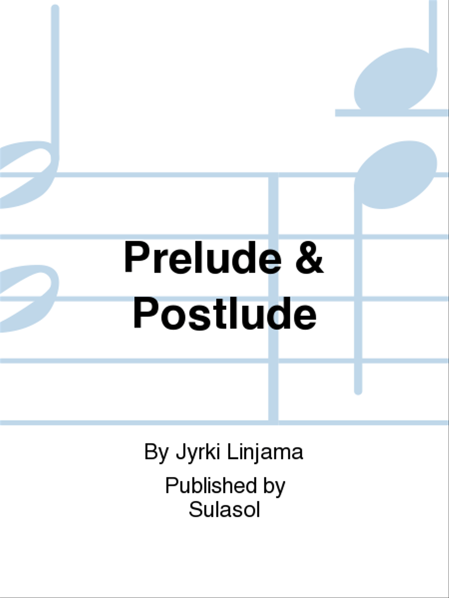 Prelude & Postlude Organ scores gallery preview page 1
