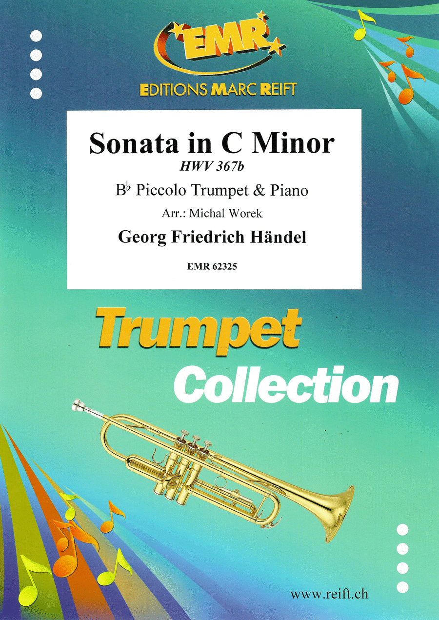 Sonata in C Minor Piccolo Trumpet scores gallery preview page 1
