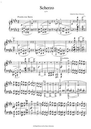 Book cover for Chopin- Scherzo in C sharp minor, Op 39