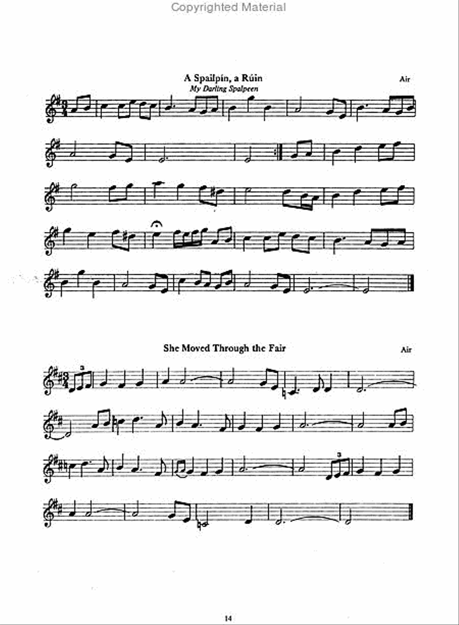 An Irish Tunebook - Part Two Recorder scores gallery preview page 5