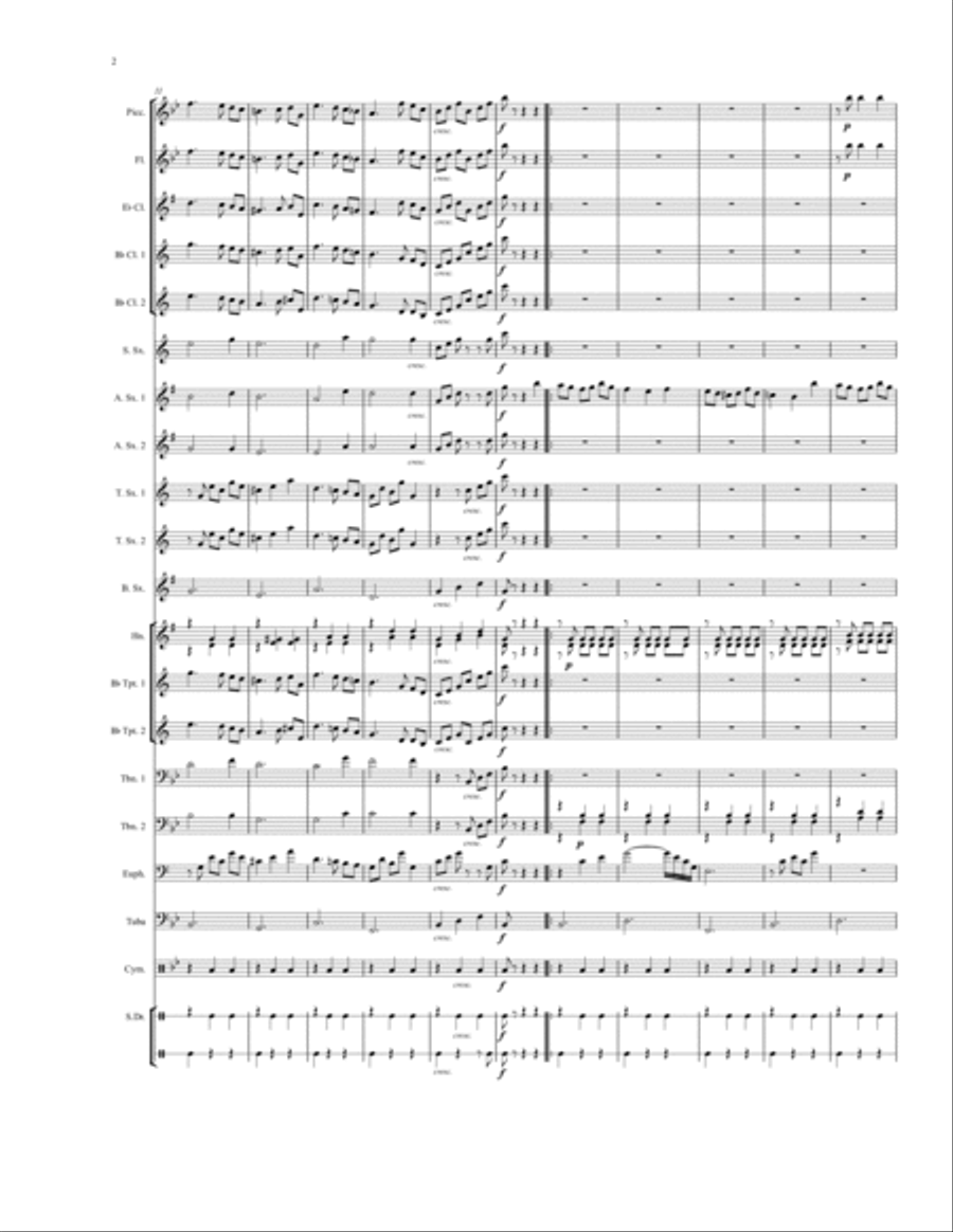 Josefa Leite Soares Josefa Leite Soares Concert Band scores gallery preview page 2