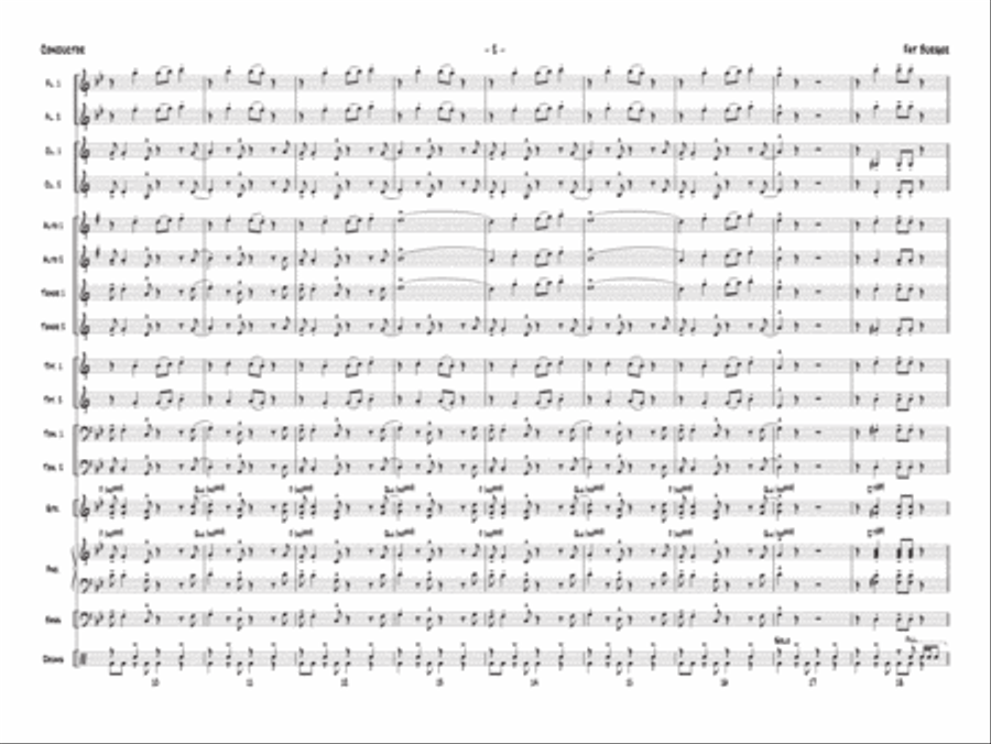 Fat Burger Jazz Ensemble scores gallery preview page 19