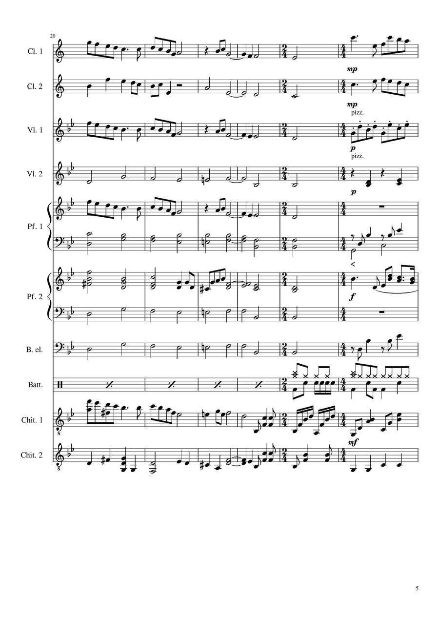 Cinema Paradiso Cinema Paradiso Small Ensemble scores gallery preview page 5