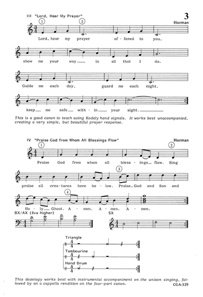 Twelve Canons for Childrens Choirs