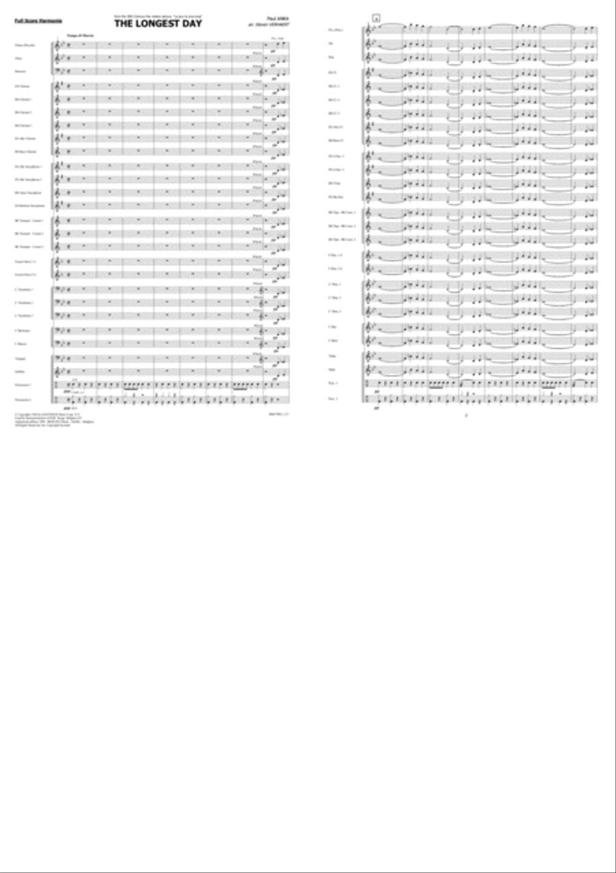 The Longest Day The Longest Day Brass Band scores gallery preview page 2