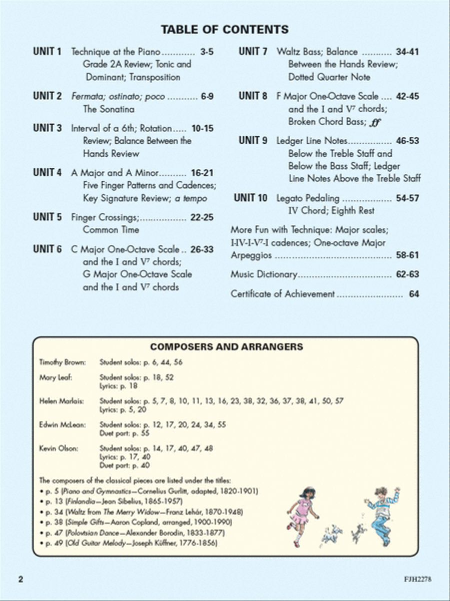 Succeeding at the Piano, Lesson & Technique Book - Grade 2B (2nd Edition) Piano Method scores gallery preview page 2