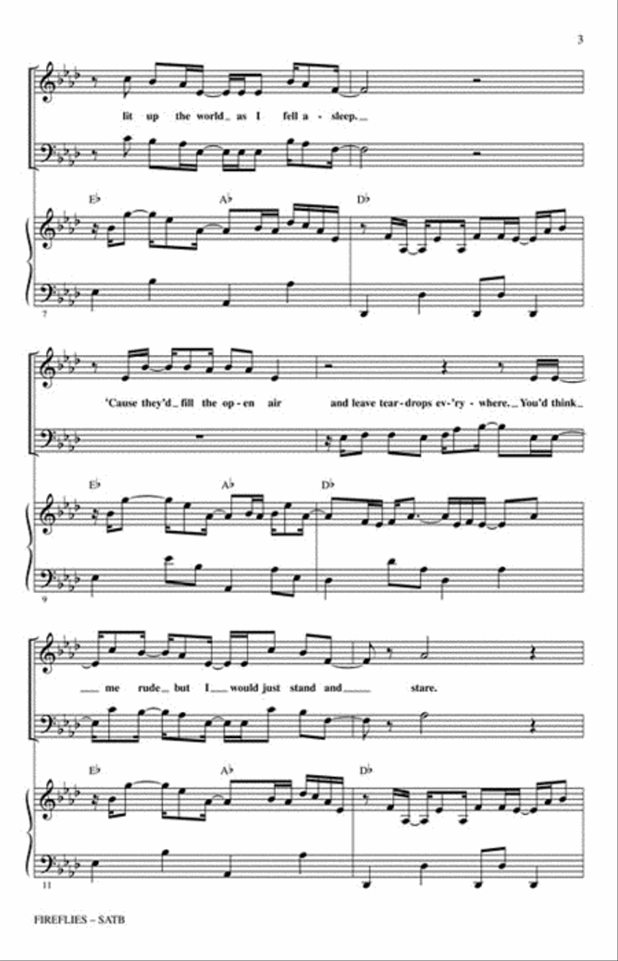 Fireflies Choir scores gallery preview page 3