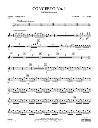 Concerto No. 1 (for Wind Orchestra) - Mallet Percussion 1