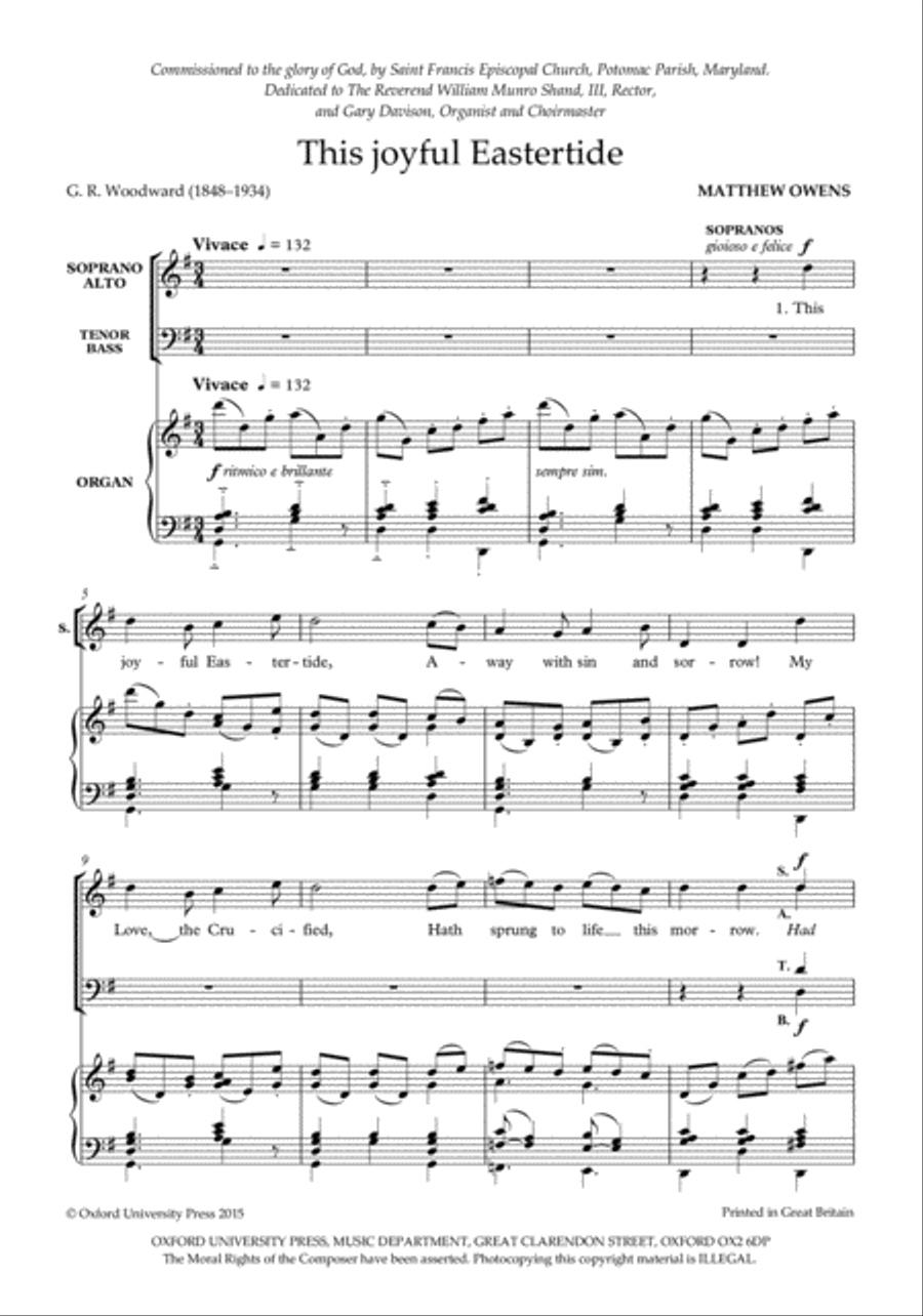 This joyful Eastertide This joyful Eastertide 4-Part scores gallery preview page 2