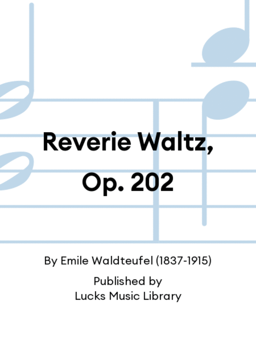Reverie Waltz, Op. 202 Set of Parts scores gallery preview page 1