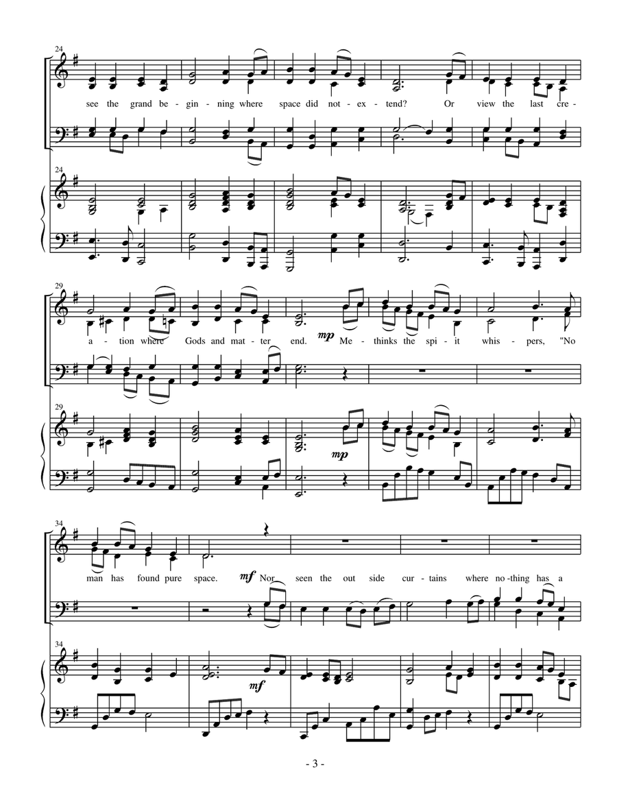If You Could Hie to Kolob 4-Part scores gallery preview page 3