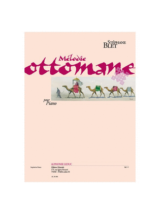 Melodie Ottomane Pour Piano
