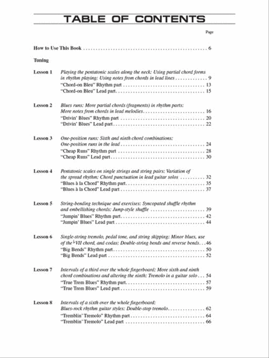 More Blues You Can Use Electric Guitar scores gallery preview page 3