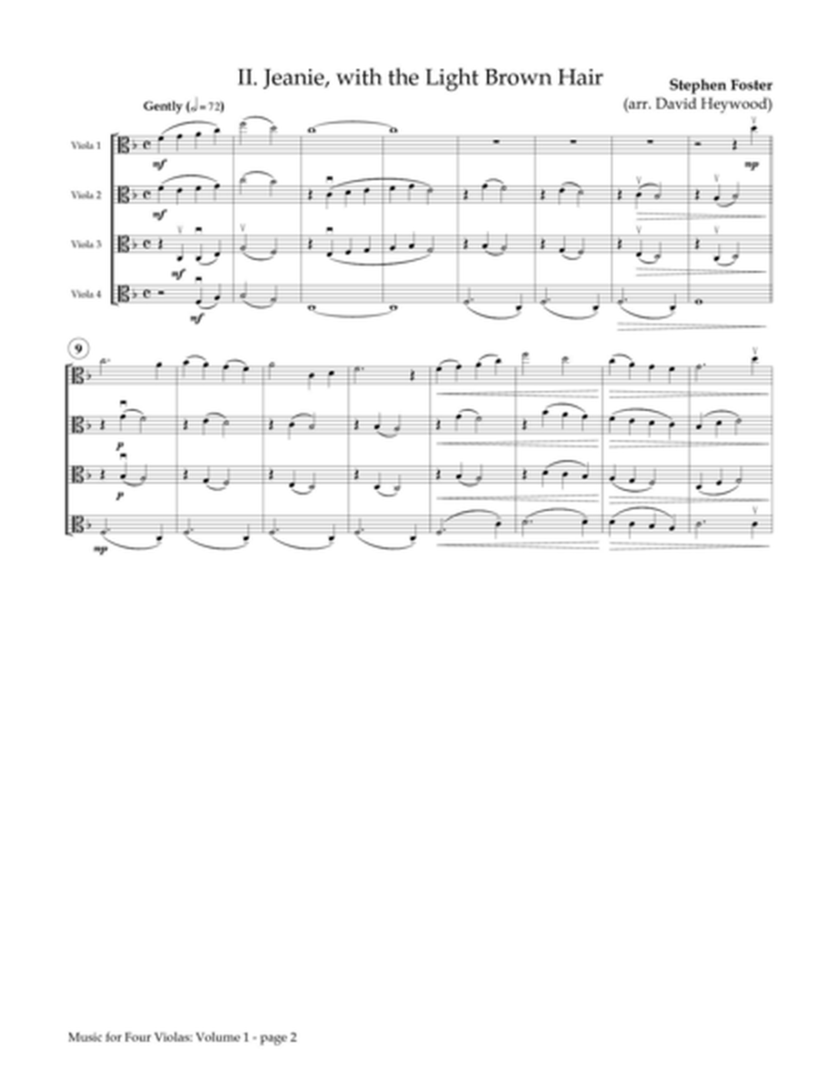 Music for Four Violas: Volume 1