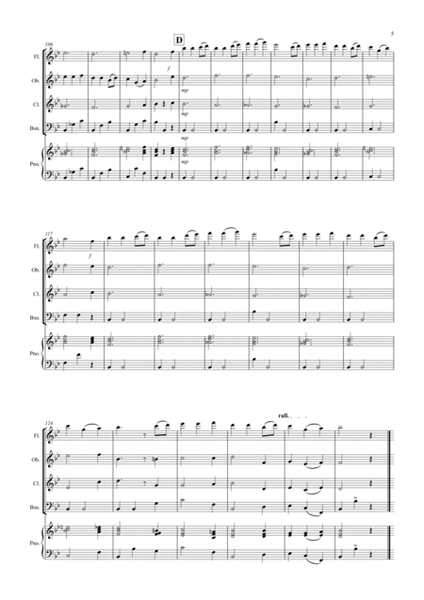 3 Easy Christmas Pieces for Wind Quartet image number null