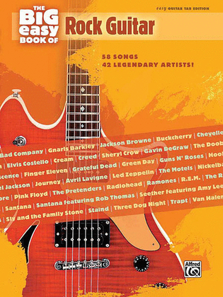 Book cover for The Big Easy Book of Rock Guitar