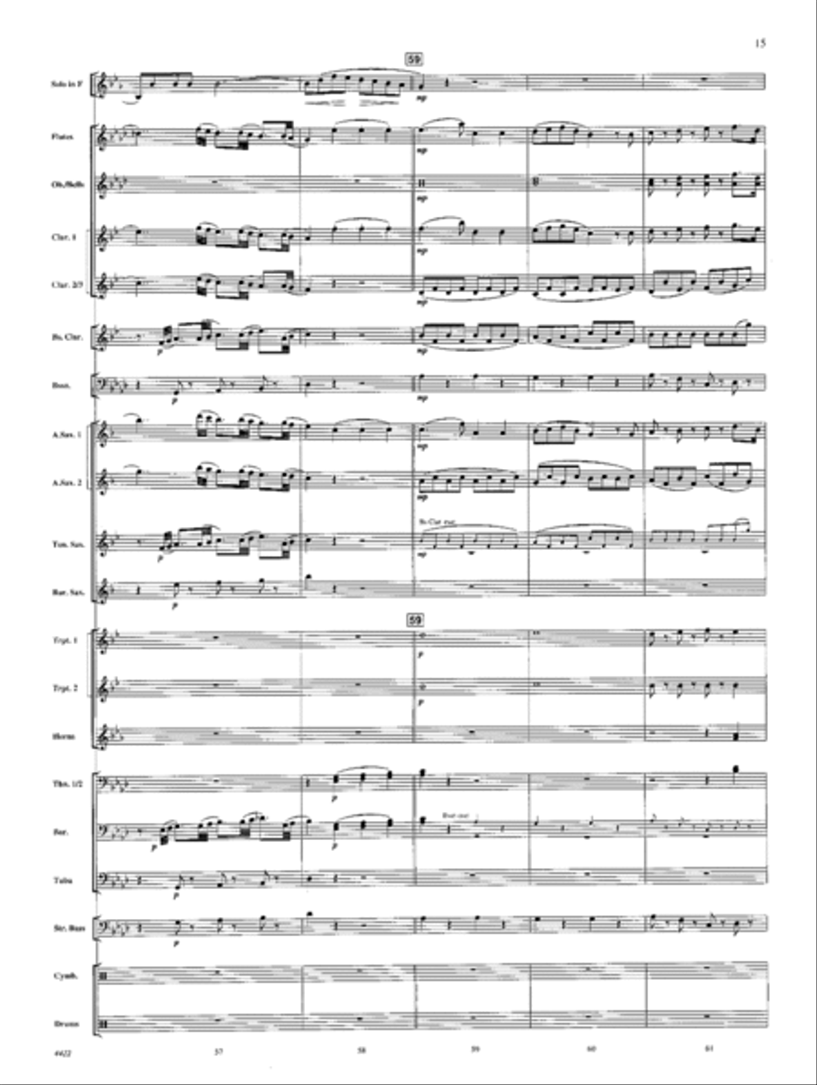 Romanza Concert Band scores gallery preview page 14
