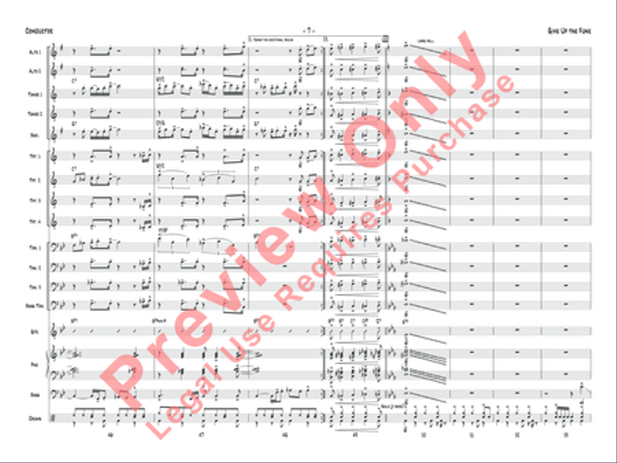 Give Up the Funk Jazz Ensemble scores gallery preview page 22