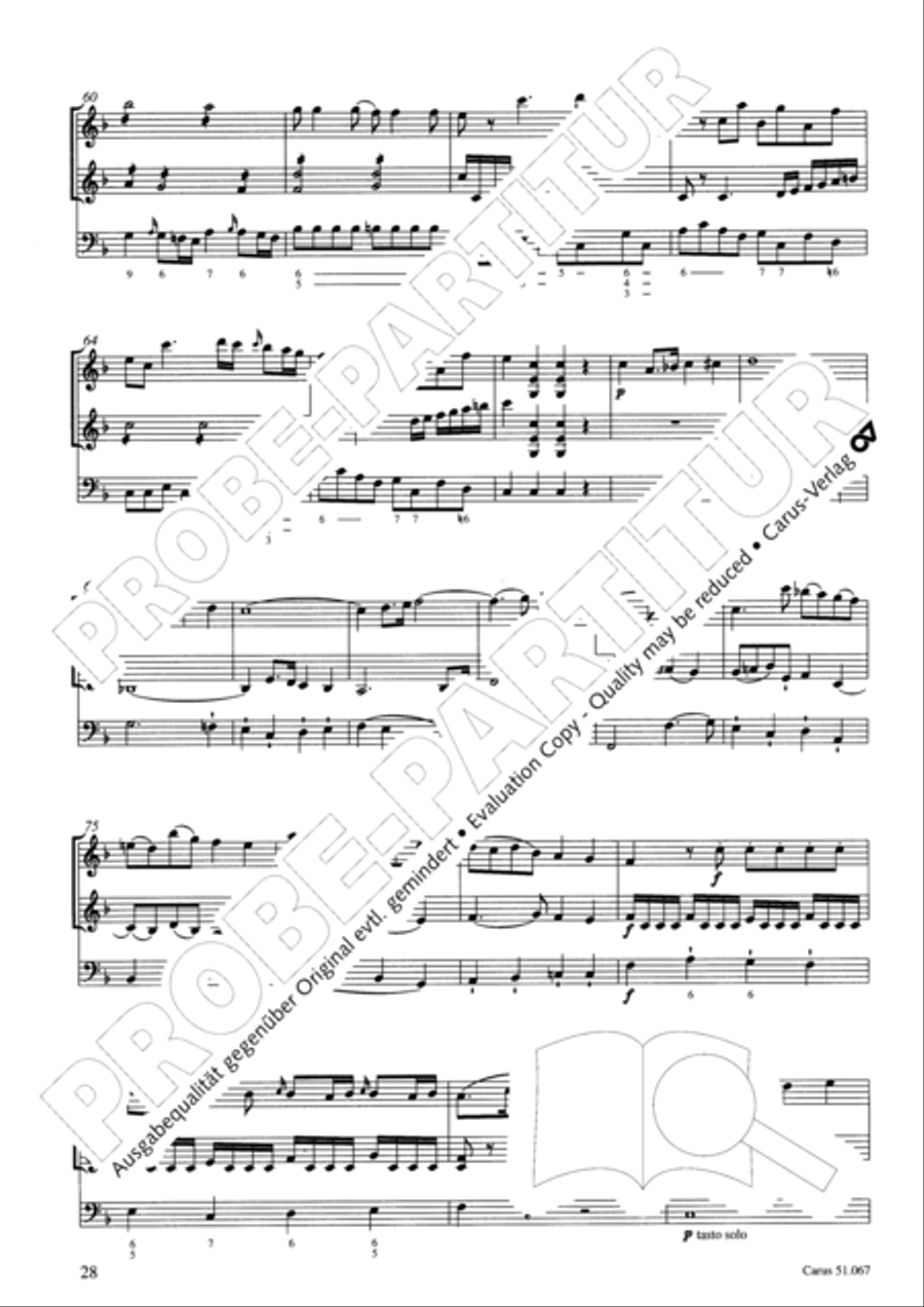 Church Sonatas Collection / Songbook scores gallery preview page 29