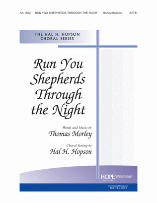 Book cover for Run, You Shepherds, Through the Night