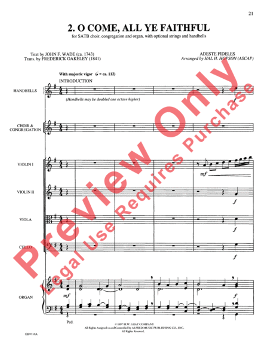 A Festival of Lessons and Carols Choir scores gallery preview page 22