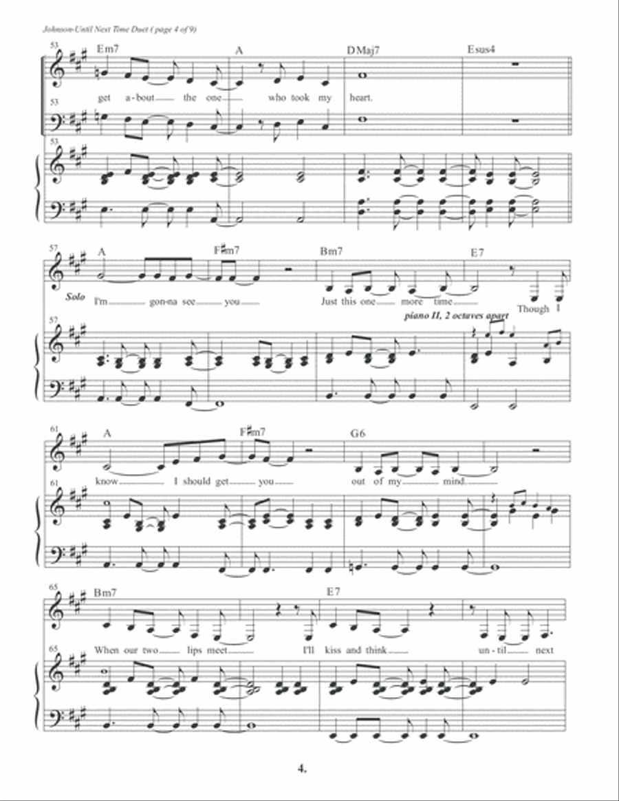 Until Next Time Jazz Ensemble scores gallery preview page 5
