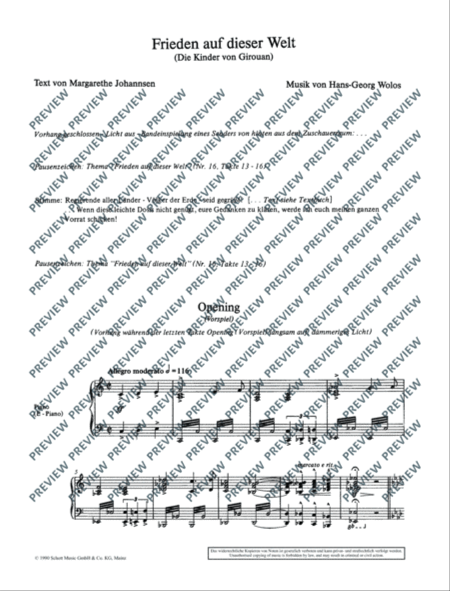 Frieden auf dieser Welt Choir scores gallery preview page 8