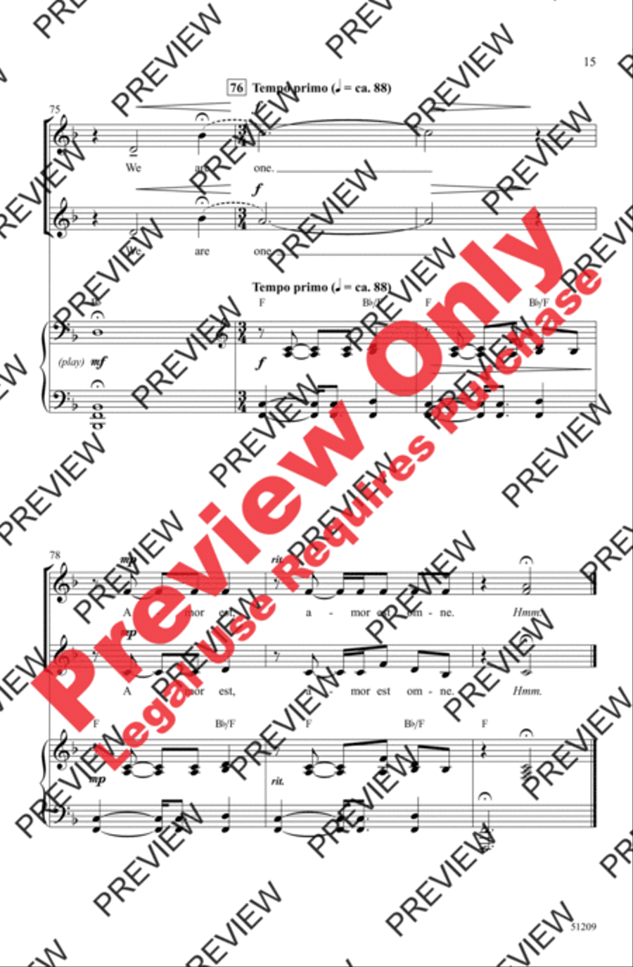 Beneath One Sun 2-Part scores gallery preview page 15