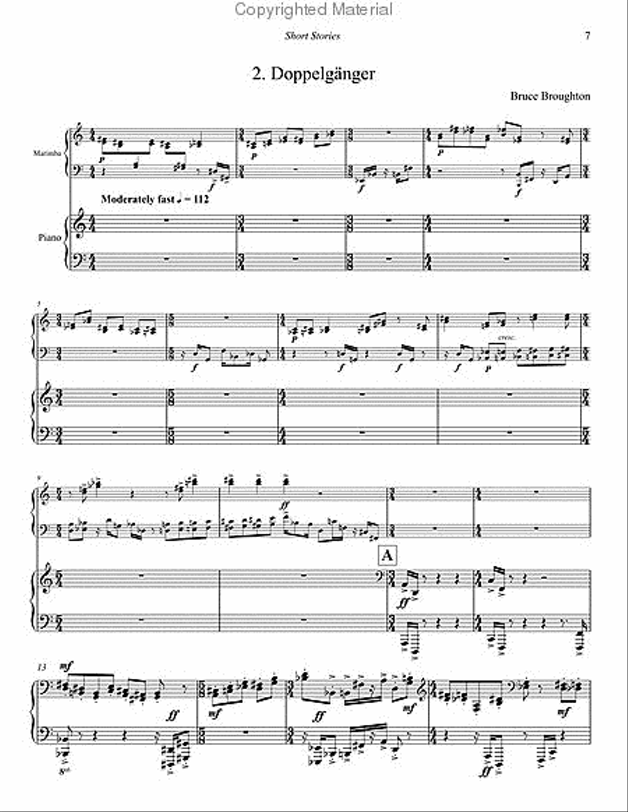 Short Stories (score & 1 part) Piano Accompaniment scores gallery preview page 8