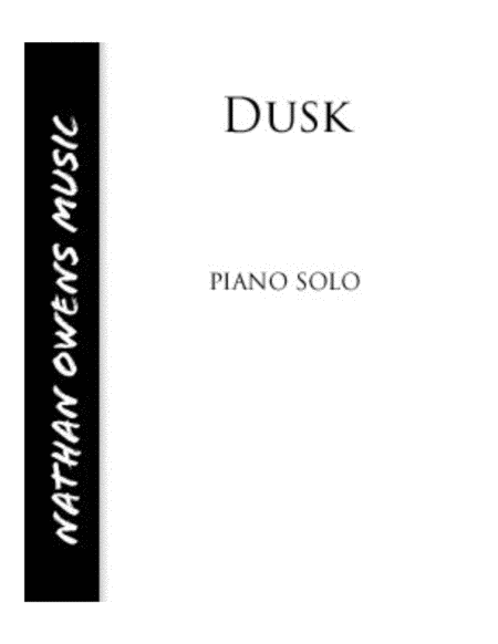 Dusk - piano solo image number null