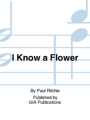 Book cover for I Know a Flower