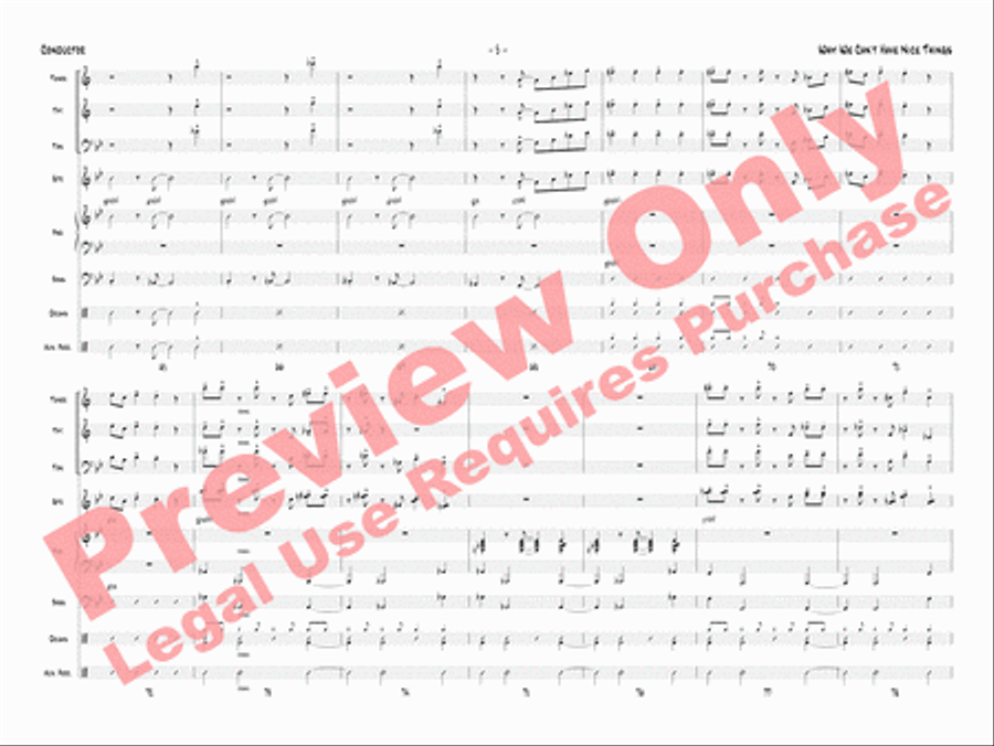 Why We Can't Have Nice Things Jazz Ensemble scores gallery preview page 8
