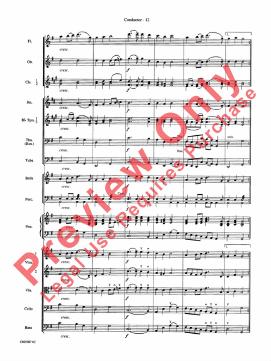 Christmas Sing-a-Long Full Orchestra scores gallery preview page 15