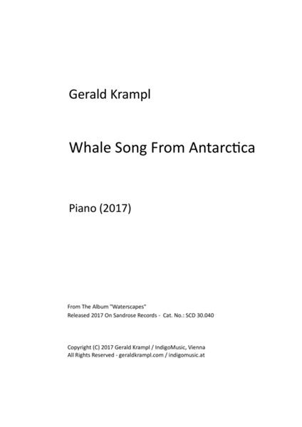 Whale Song From Antarctica image number null